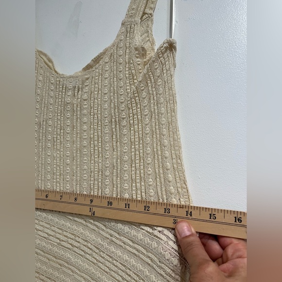 Free People Intimately Love Story Cream Lace‎ Slip Dress Sz. M NWT - Picture 12 of 14